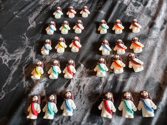 3D Jesus Figurines, Set of 3