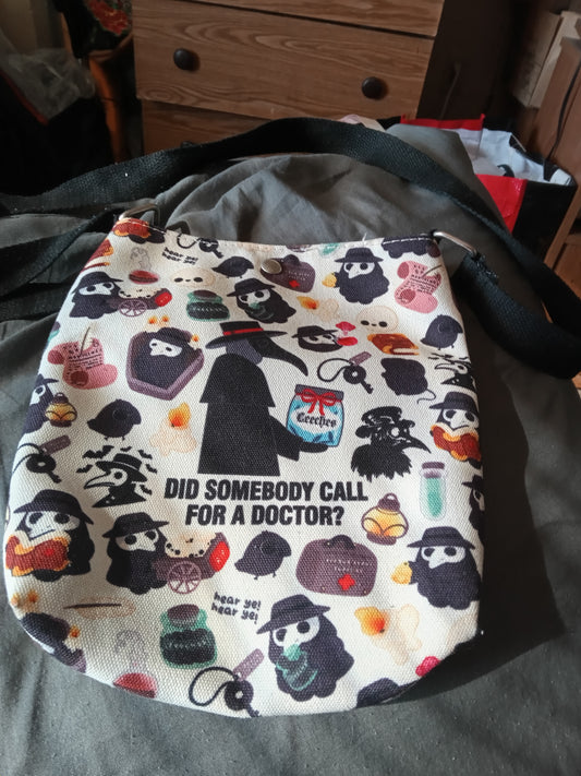 Gothic Plague Doctor Purse