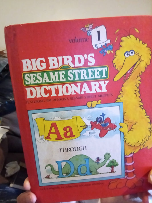 Big Birds Sesame Street Dictionary in hardcover
